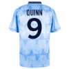 Manchester City Retro Voetbalshirt 1989-1991 + Quinn 9