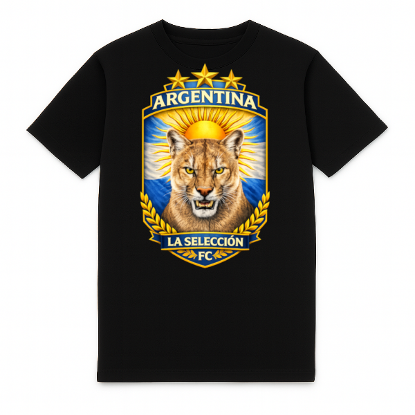 FC ELEVEN - Argentina La Selección Heavy T-Shirt - Black