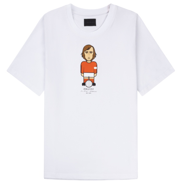 Cruyff - Avatar Holland T-Shirt - Wit/ Oranje