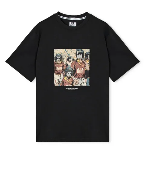 Weekend Offender - AS Roma Graphic T-Shirt - Black